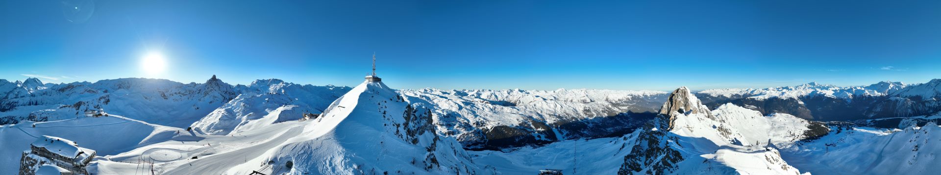 Panoramas Points Bascules 3 Vallees: Saulire, Meribel, Courchevel