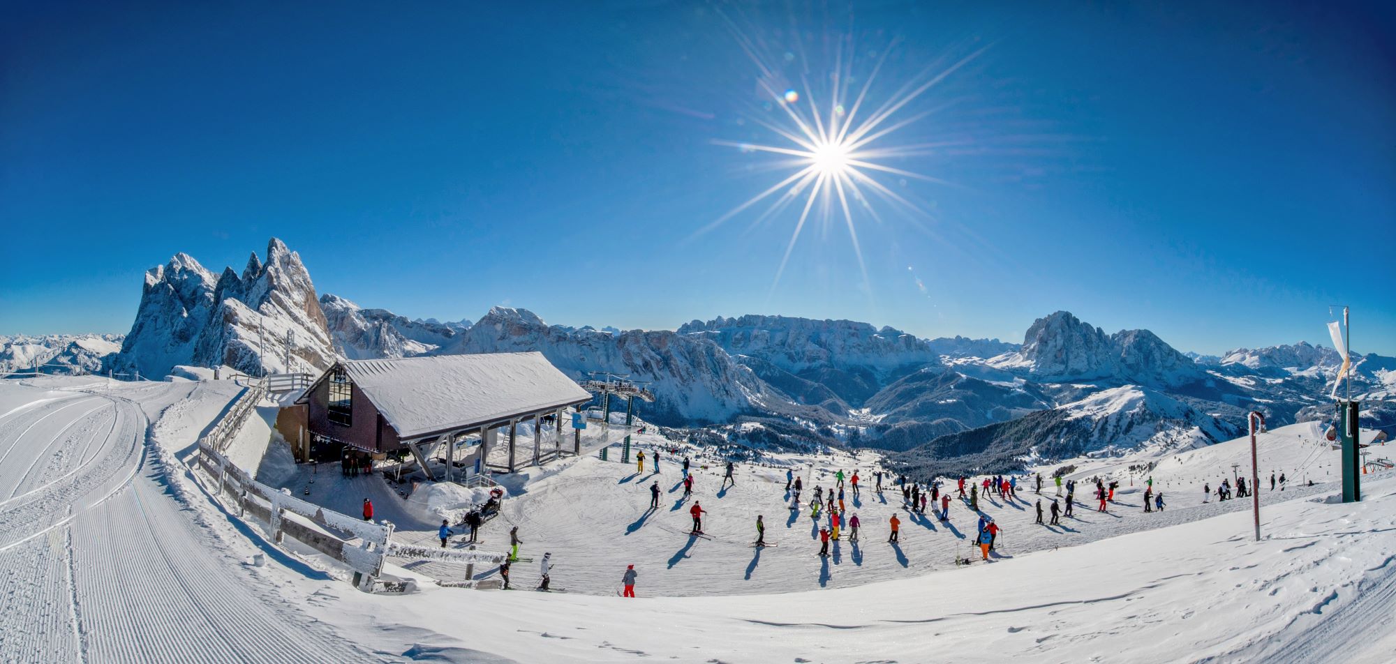 View from Seceda, Selva di Val Gardena © DOLOMITES Val Gardena