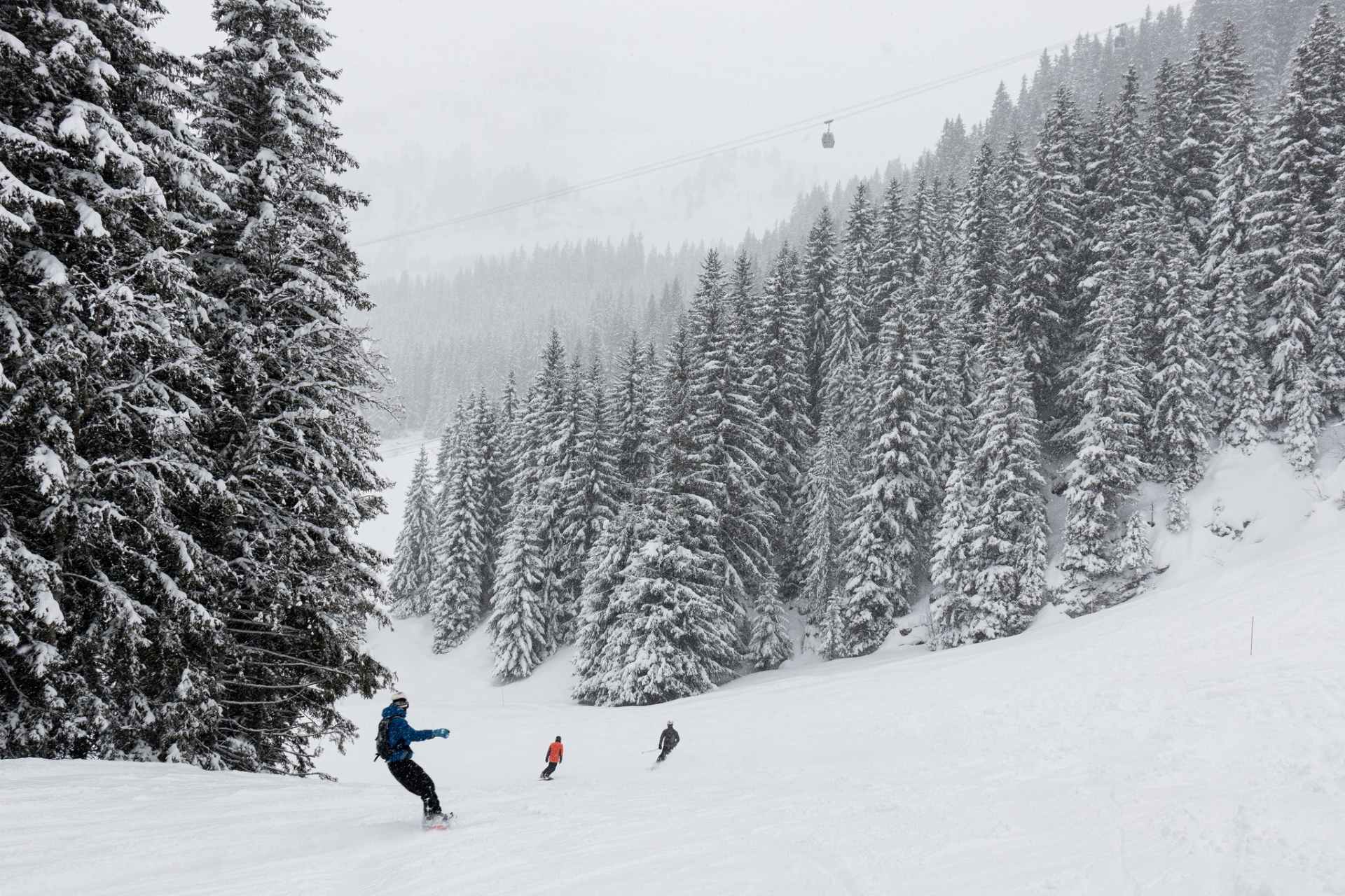 Massive Snowfall Across the Alps