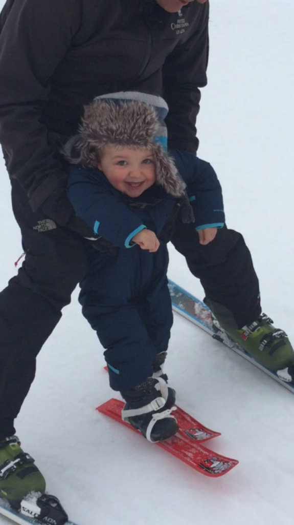 Harry's First Day on Ski's