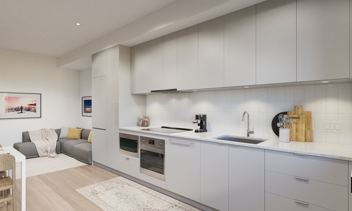Red Mountain Resort, The Crescent - open plan kitchen and living space