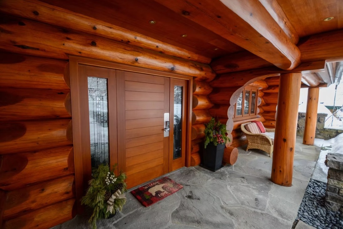 Totem Chalet, Whistler, front door, chalet