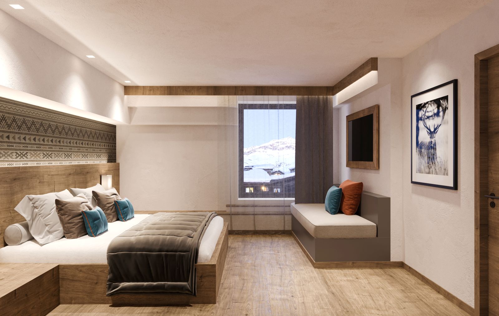 Valtur Cervinia Cristallo - large double room with sofa bed